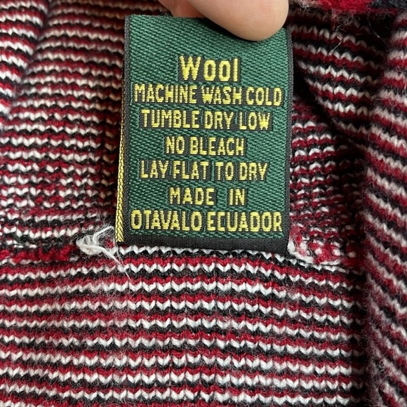 Vintage Tejidos Ruminahui Sweater - Indigenous Print - Wool - Men’s Size XL - Picture 6 of 12